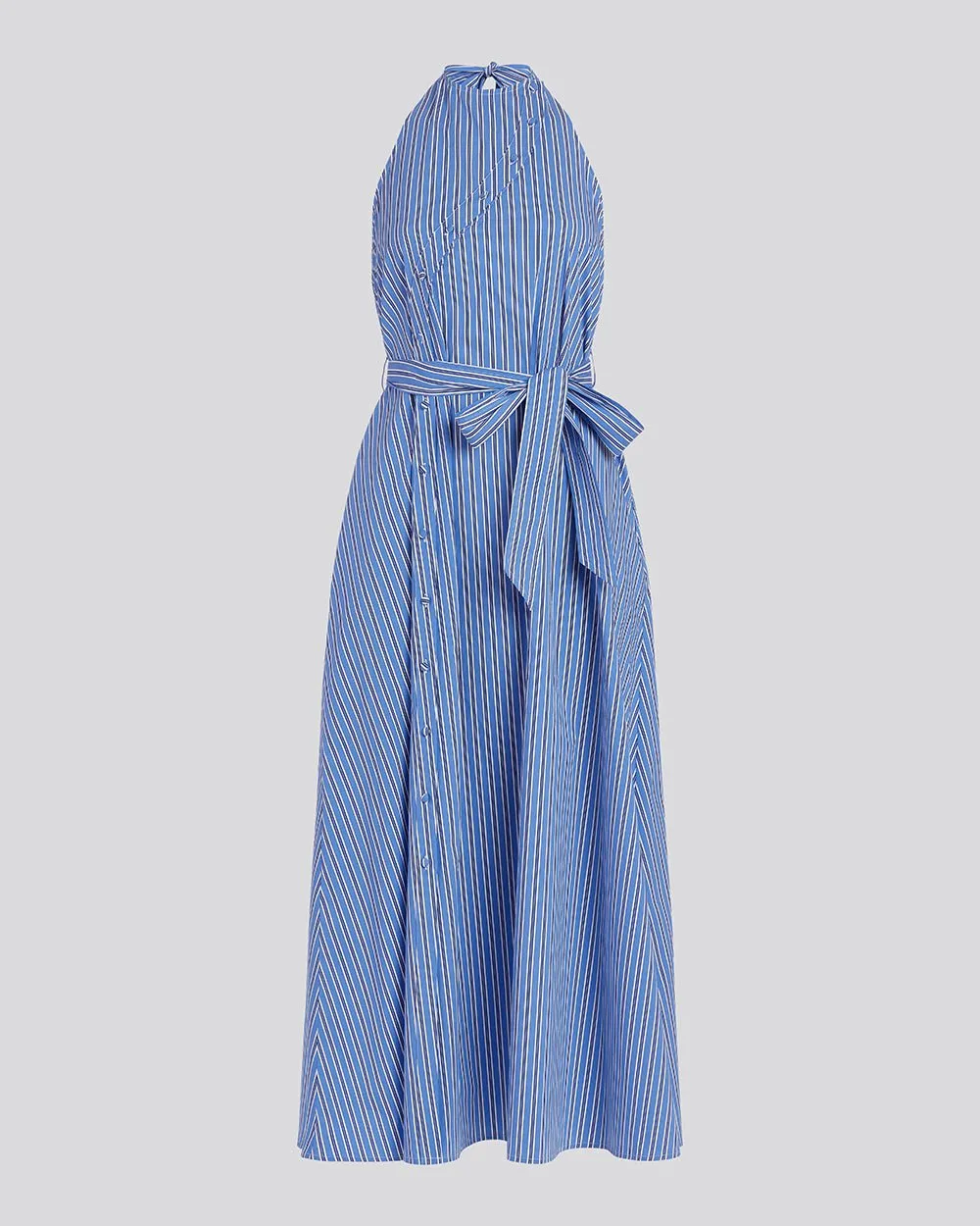 Cara Dress French Navy Stripe sold by SOLID & STRIPED product image thumbnail 2