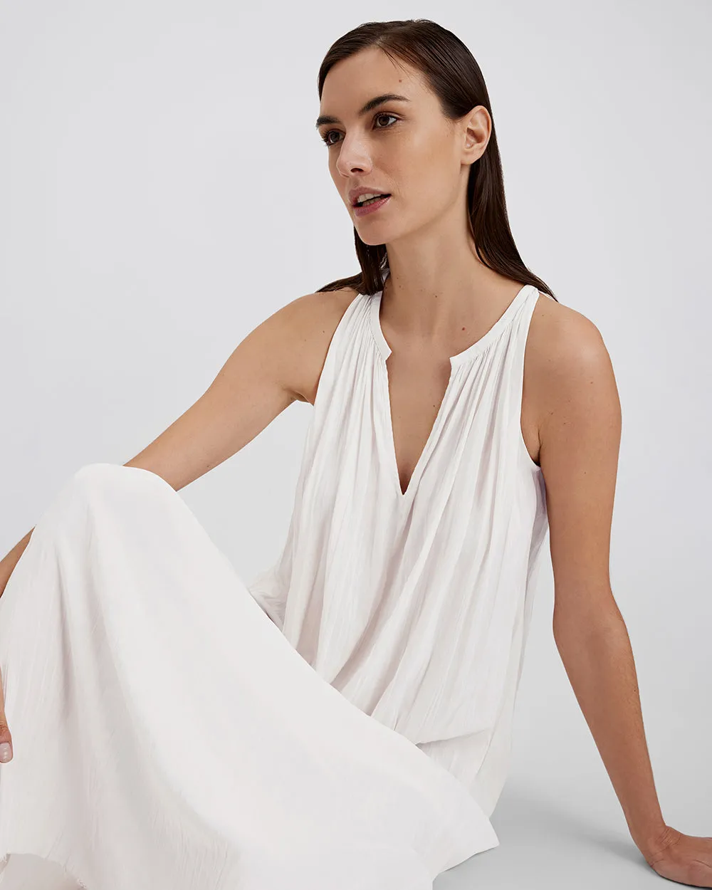 Milly Dress Ecru sold by SOLID & STRIPED product image thumbnail 4