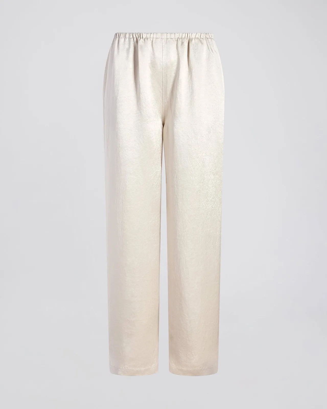 Monaco Satin Pant Ecru sold by SOLID & STRIPED product image thumbnail 2