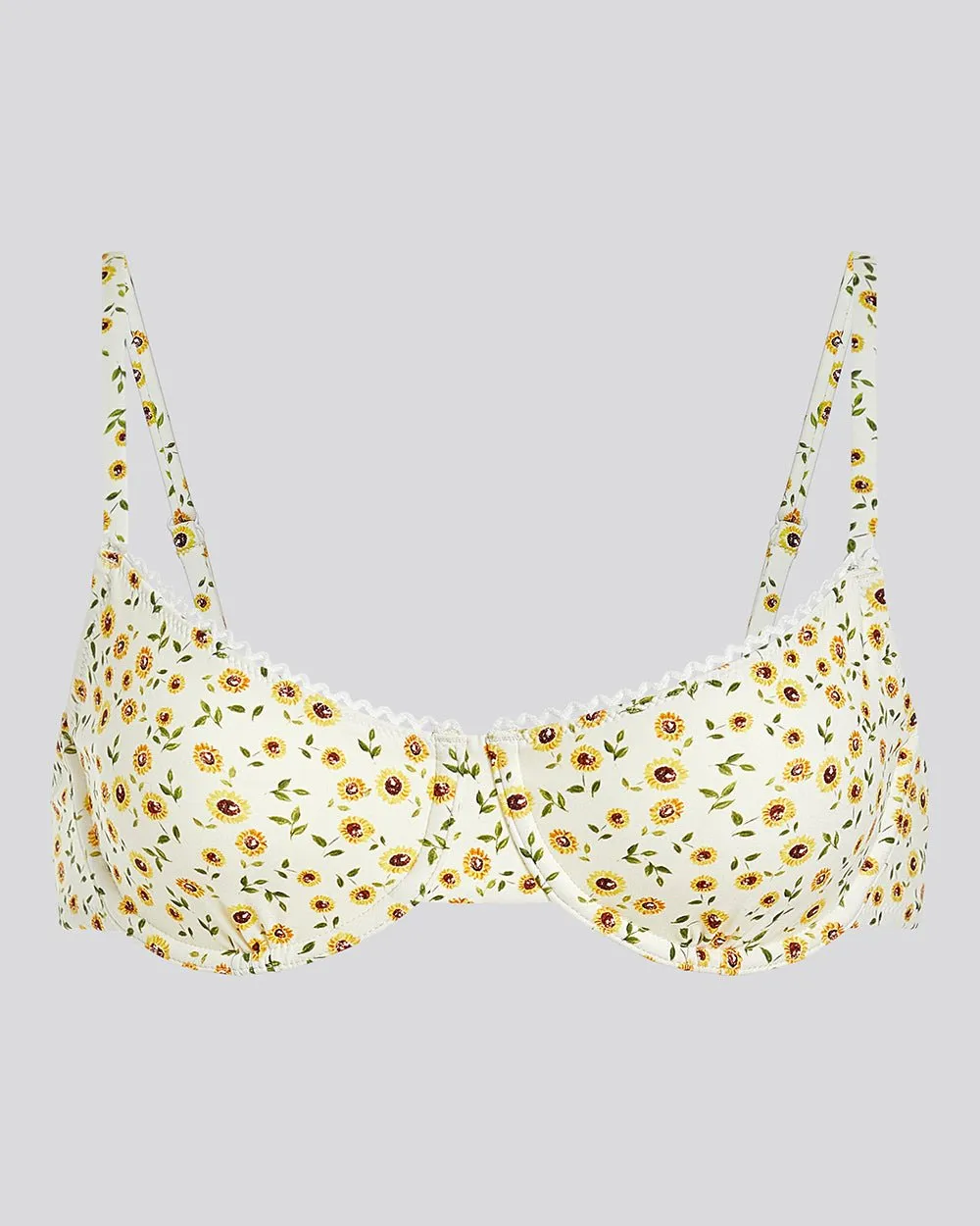 Daphne Bikini Top Sunflower Print sold by SOLID & STRIPED product image thumbnail 2