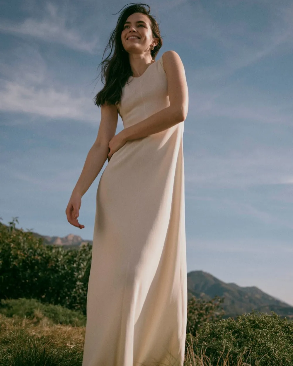 Lucerne Dress Ecru sold by SOLID & STRIPED product image thumbnail 4