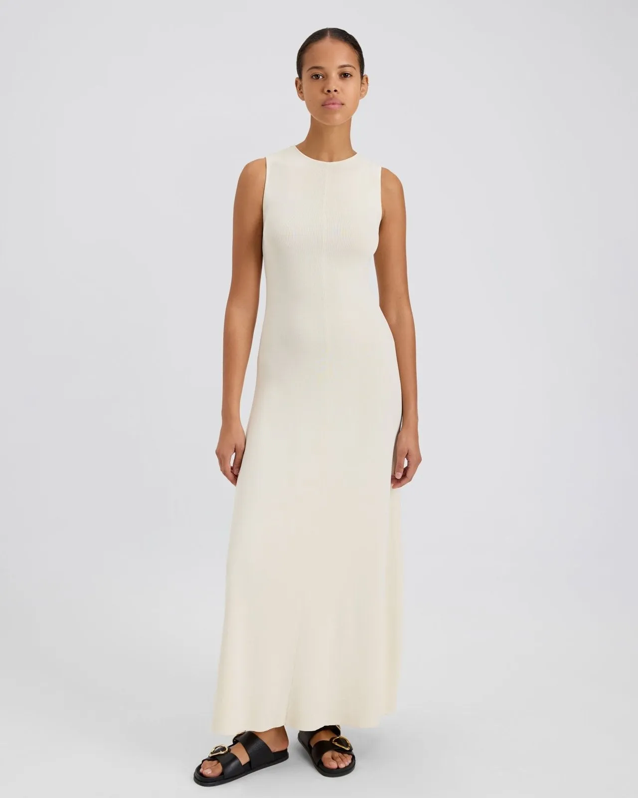 Lucerne Dress Ecru sold by SOLID & STRIPED