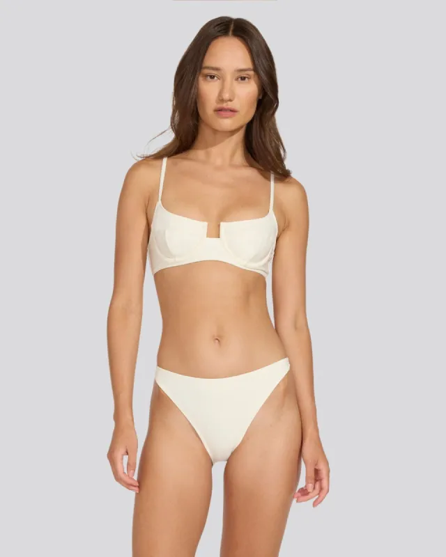 Harley Bikini Top Cream sold by SOLID & STRIPED