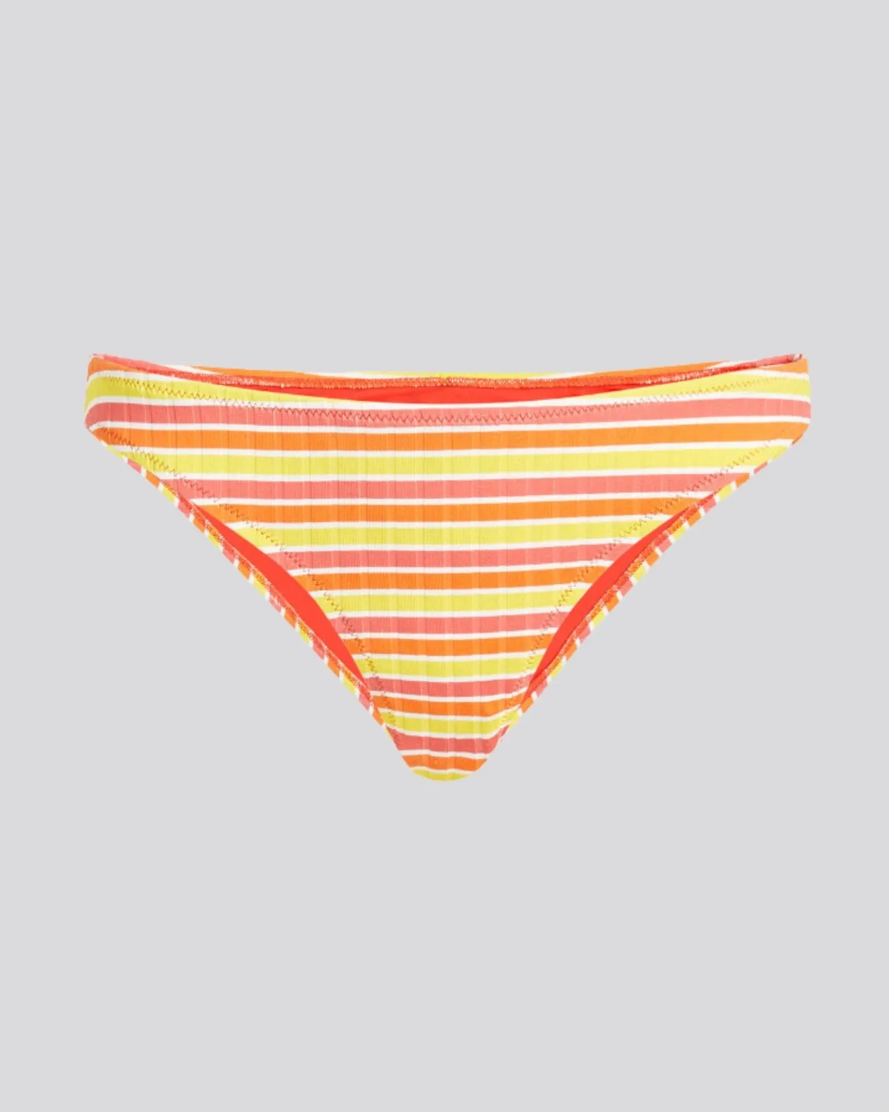 Rachel Ribbed Bikini Bottom Sorbet Stripe sold by SOLID & STRIPED product image thumbnail 2