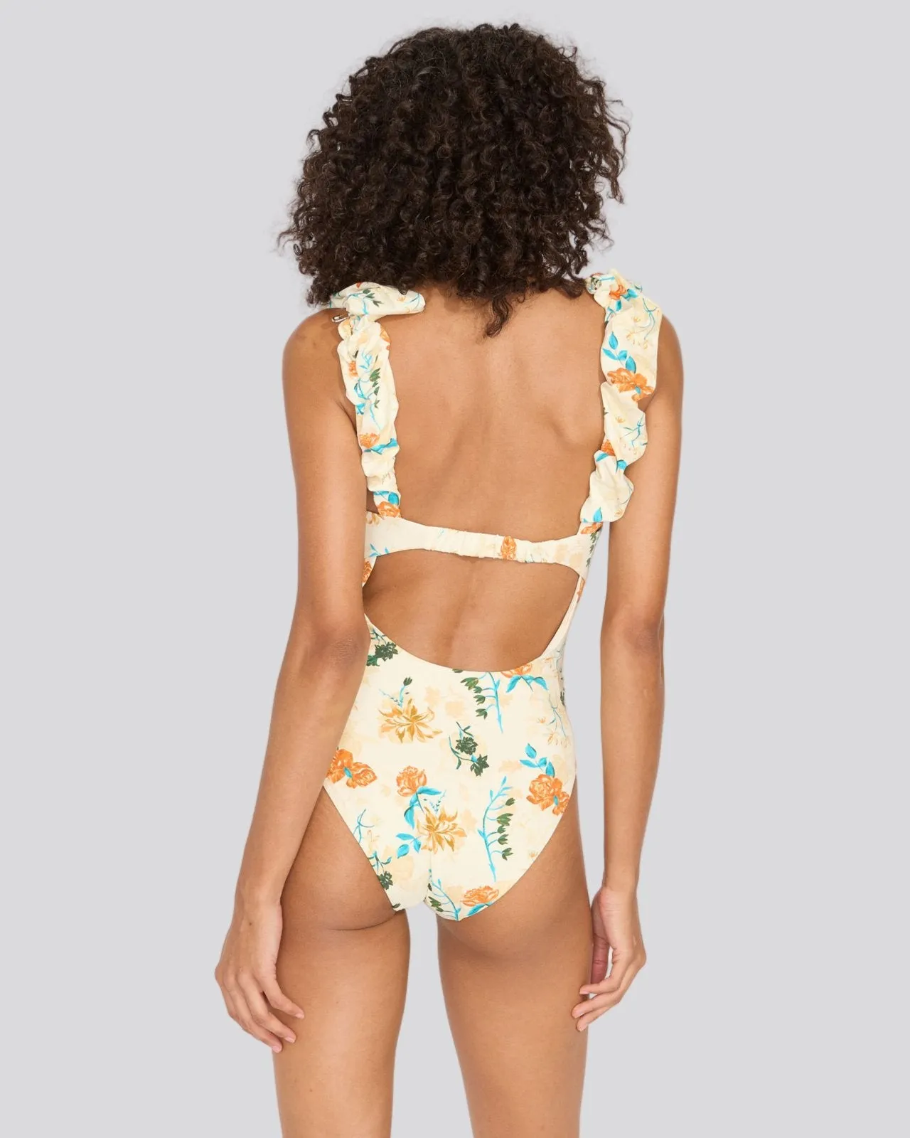 Valencia One Piece Brule Multi Floral sold by SOLID & STRIPED product image thumbnail 3