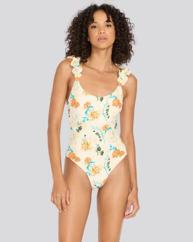 Valencia One Piece Brule Multi Floral made by SOLID & STRIPED
