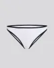 Rachel Ribbed Bikini Bottom Optic White / Noir sold by SOLID & STRIPED