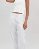 Taline Linen Pant Optic White sold by SOLID & STRIPED
