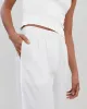 Taline Linen Pant Optic White sold by SOLID & STRIPED