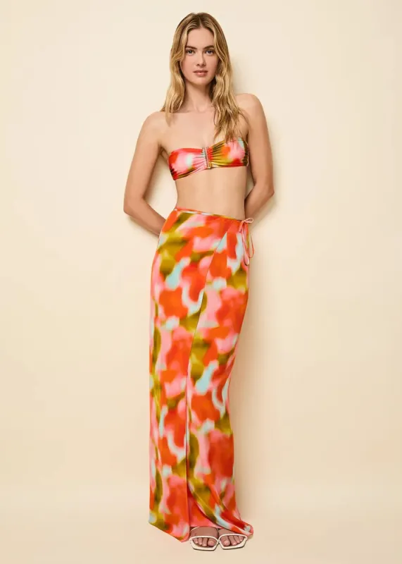 Leau Skirt Blur Print sold by SOLID & STRIPED