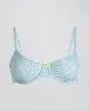 Daphne Bikini Top Ditsy Floral Hazy Blue sold by SOLID & STRIPED