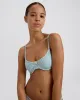 Daphne Bikini Top Ditsy Floral Hazy Blue sold by SOLID & STRIPED