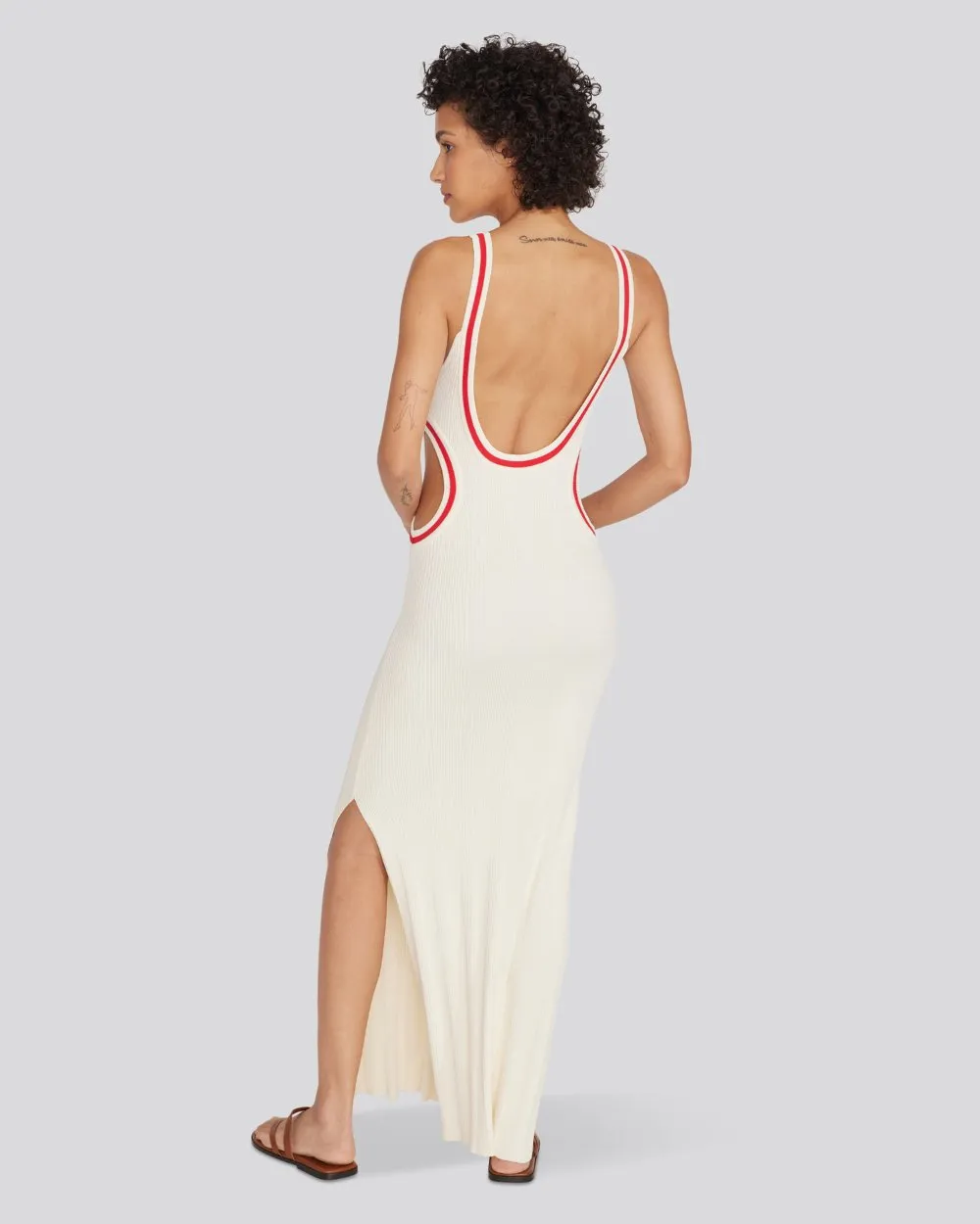 Lola Dress Brule Lipstick Red sold by SOLID & STRIPED product image thumbnail 2