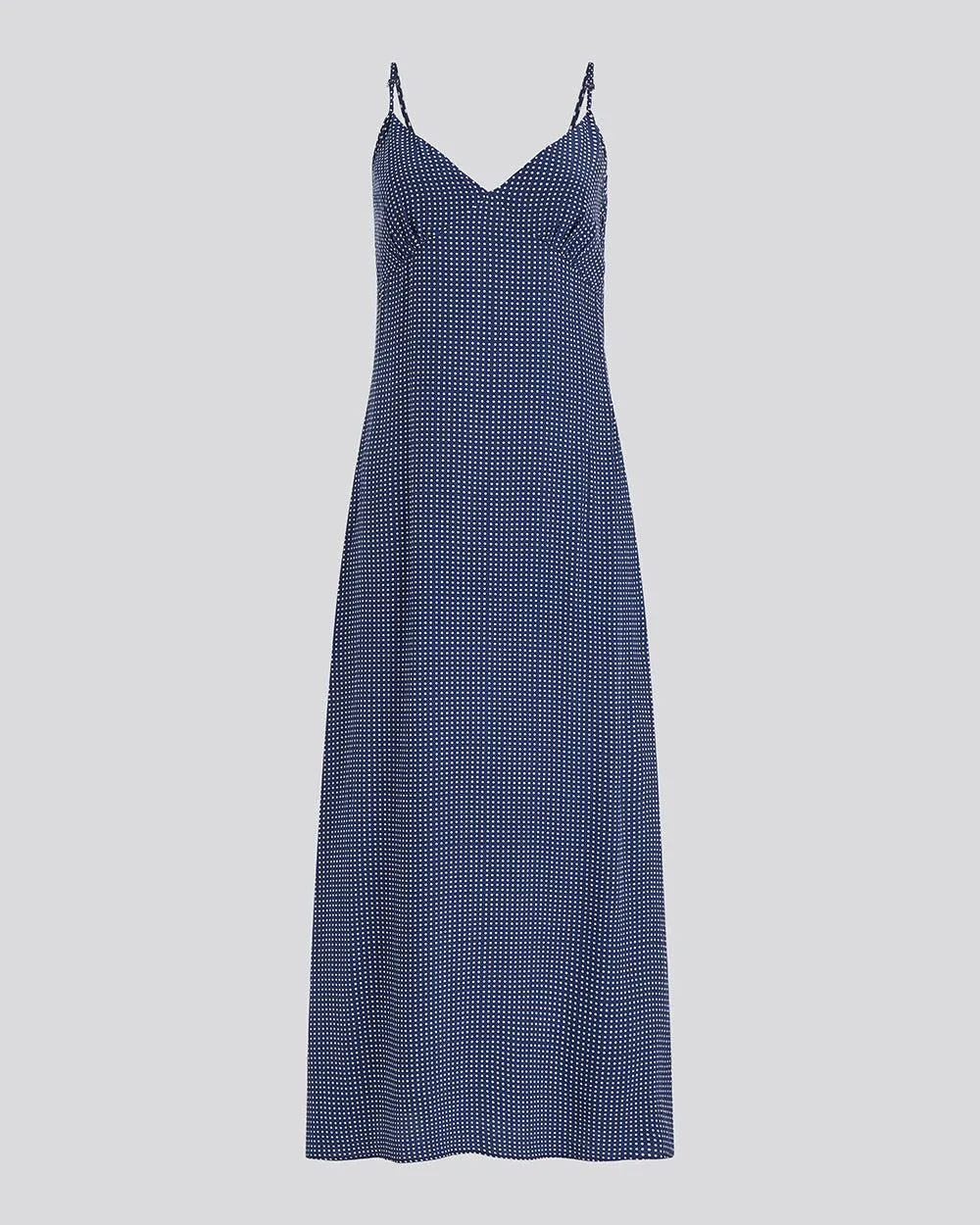 Rosetta Dress Midnight Blue Polka Dot sold by SOLID & STRIPED product image thumbnail 2
