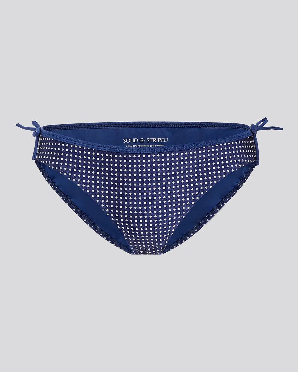 Sydney Bikini Bottom Midnight Blue Polka Dot sold by SOLID & STRIPED product image thumbnail 2
