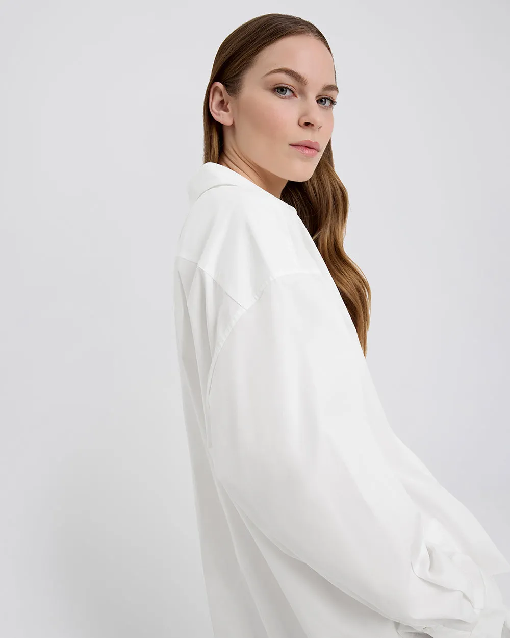 Jancy Button Down Shirt Optic White sold by SOLID & STRIPED product image thumbnail 4