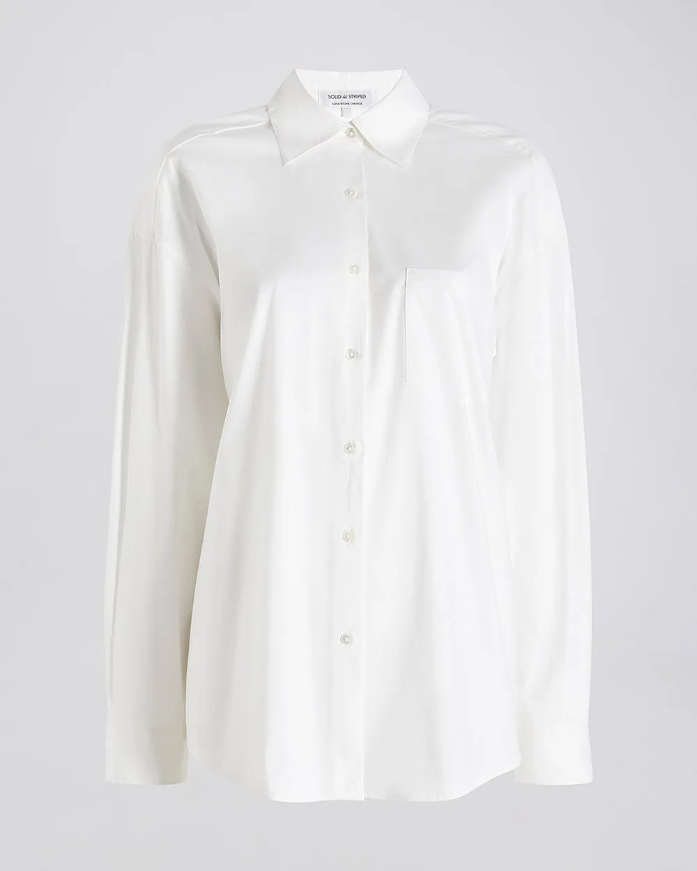 Jancy Button Down Shirt Optic White sold by SOLID & STRIPED product image thumbnail 2