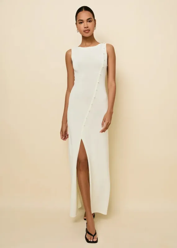 Mila Dress Ecru sold by SOLID & STRIPED