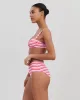 Lilo Ribbed Bikini Bottom Pink Multi Stripe sold by SOLID & STRIPED
