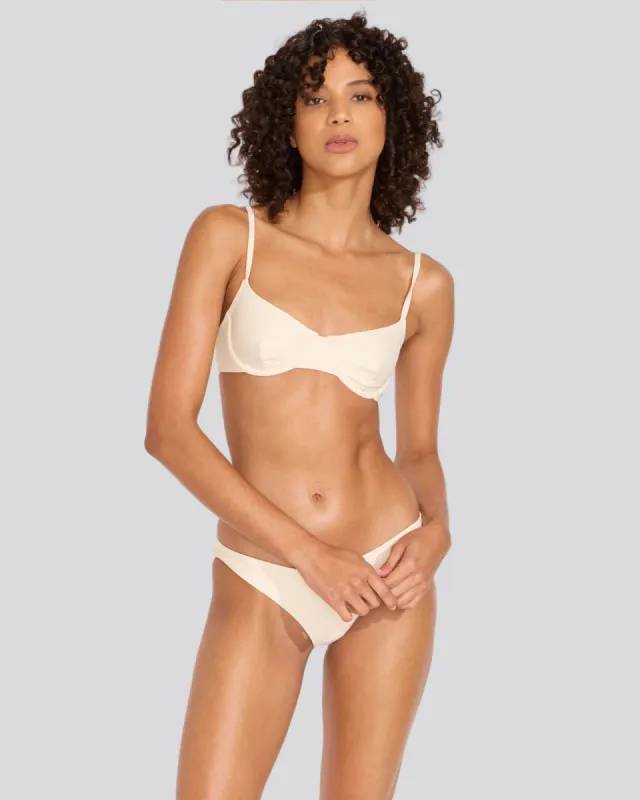Eva Bikini Top Cream sold by SOLID & STRIPED