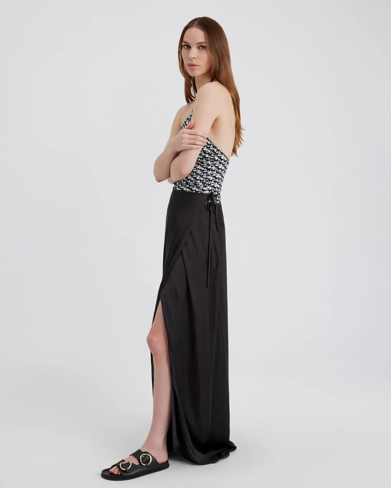 Leau Skirt Noir sold by SOLID & STRIPED product image thumbnail 5