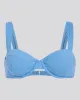 Lilo Ribbed Bikini Top Marina Blue sold by SOLID & STRIPED