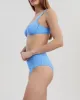 Lilo Ribbed Bikini Top Marina Blue sold by SOLID & STRIPED