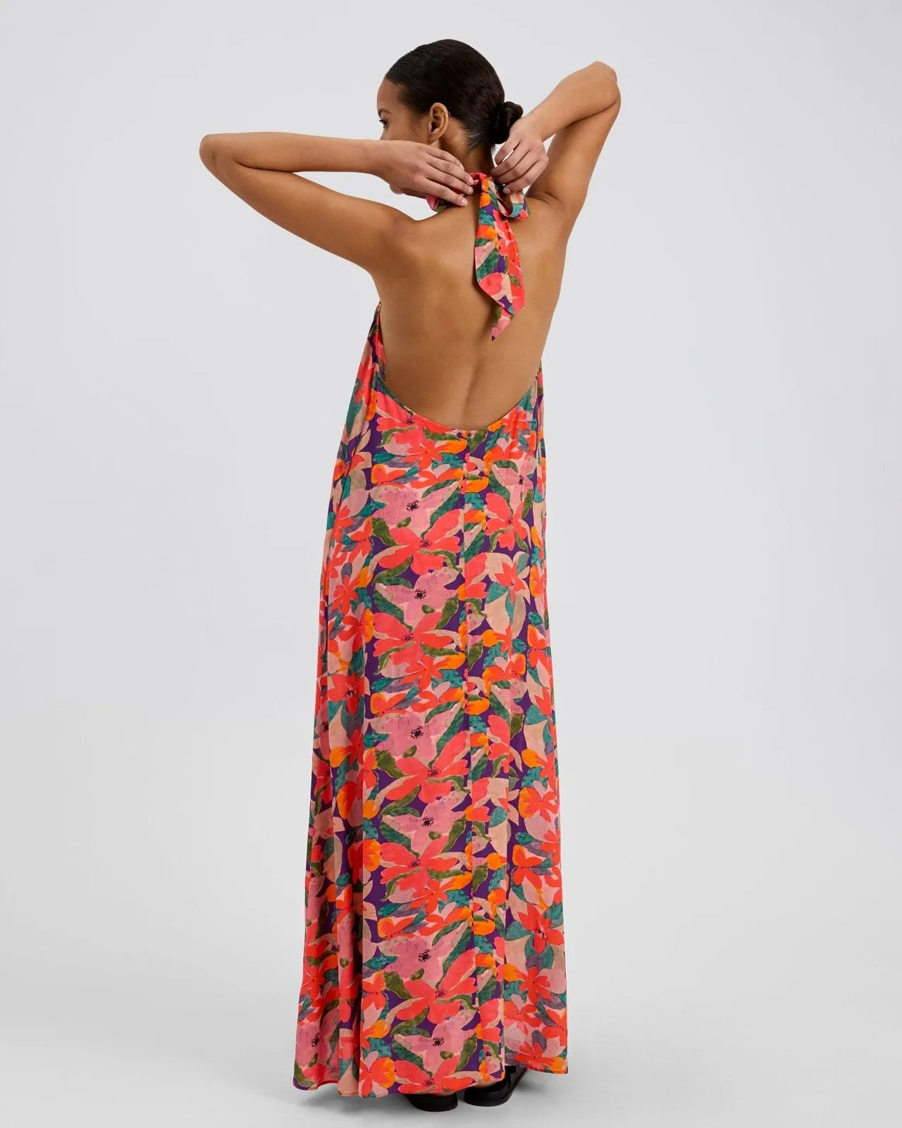 Viv Dress Flora Print sold by SOLID & STRIPED product image thumbnail 3