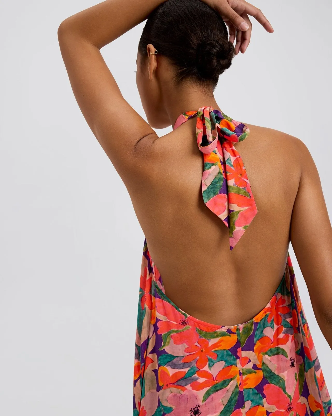 Viv Dress Flora Print sold by SOLID & STRIPED product image thumbnail 4