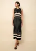Lucerne Dress Black Border sold by SOLID & STRIPED