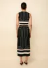 Lucerne Dress Black Border sold by SOLID & STRIPED