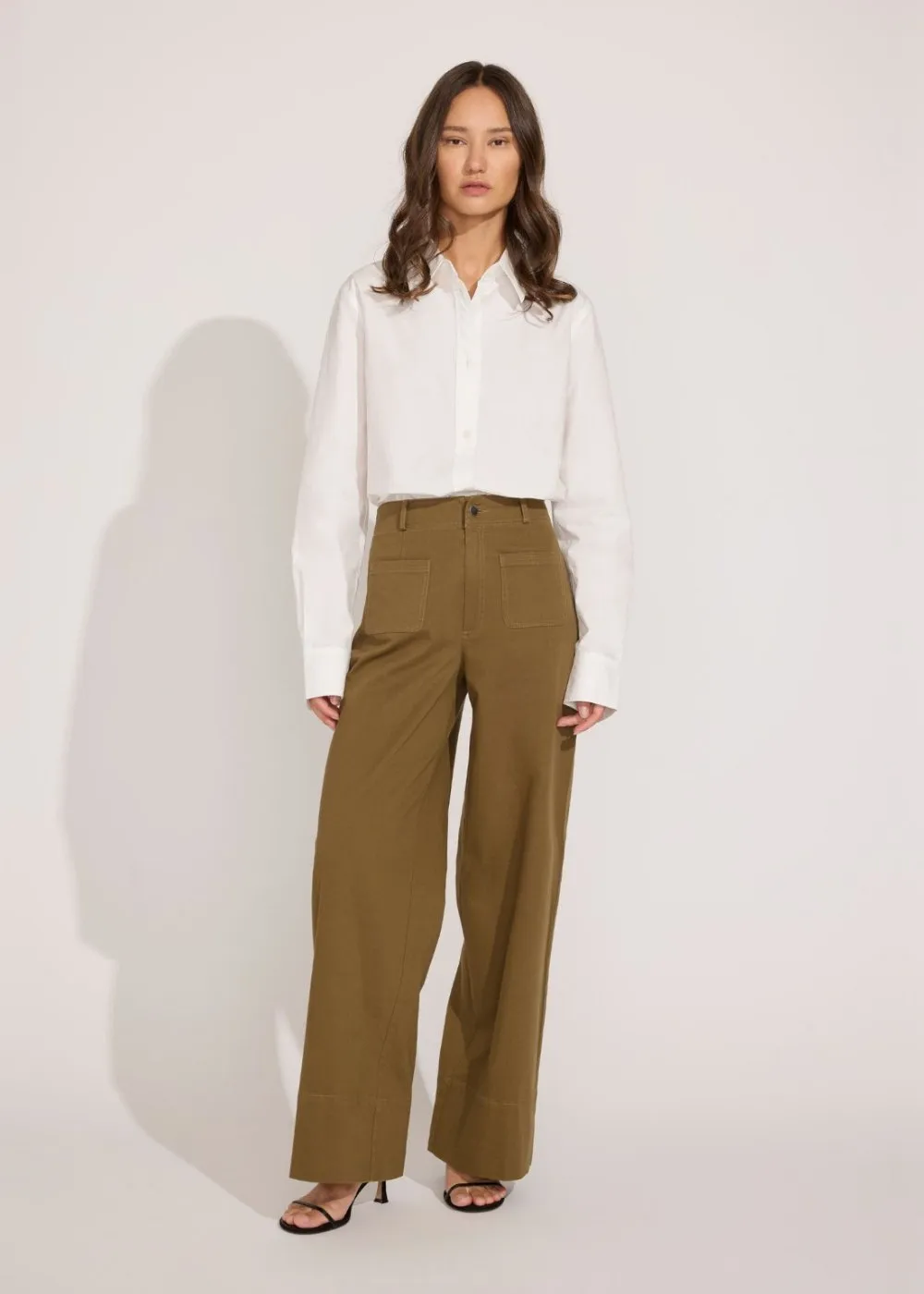 The Lauren Button Down Shirt sold by SOLID & STRIPED product image thumbnail 4