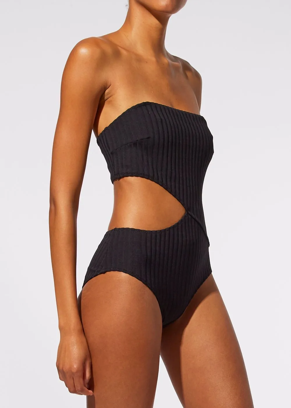 The Cameron Ribbed One Piece sold by SOLID & STRIPED product image thumbnail 2