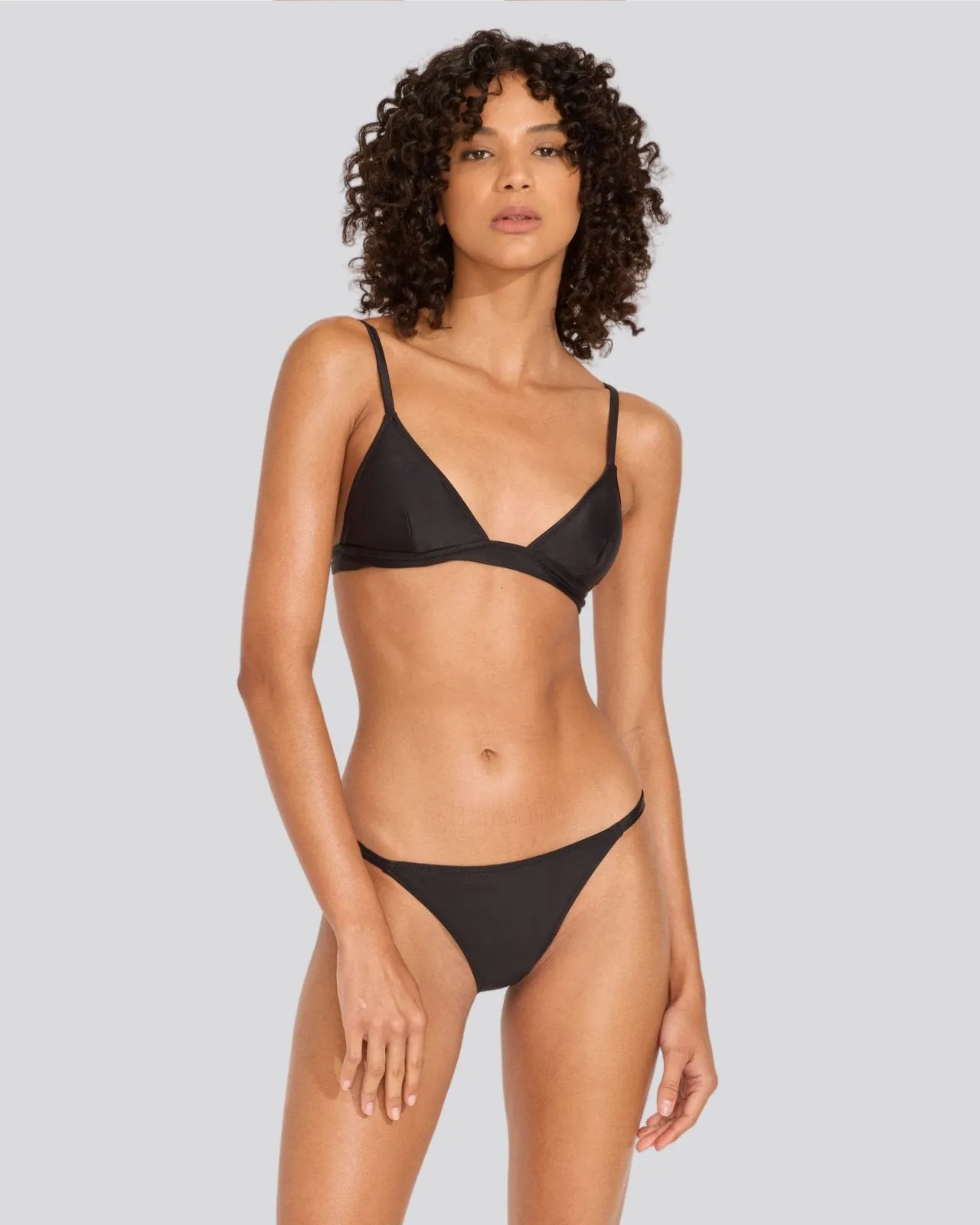 Morgan Bikini Top Black sold by SOLID & STRIPED