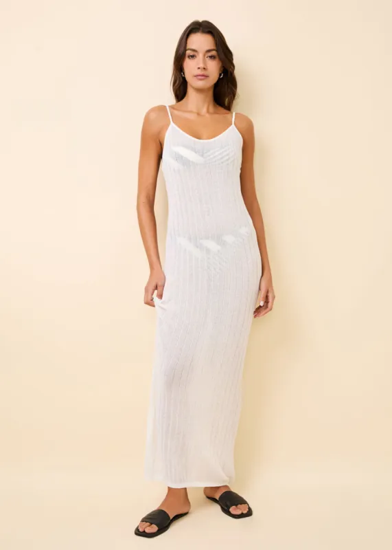 Felice Ribbed Knit Dress Brule sold by SOLID & STRIPED