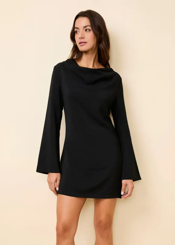Nili Mini Dress Noir sold by SOLID & STRIPED