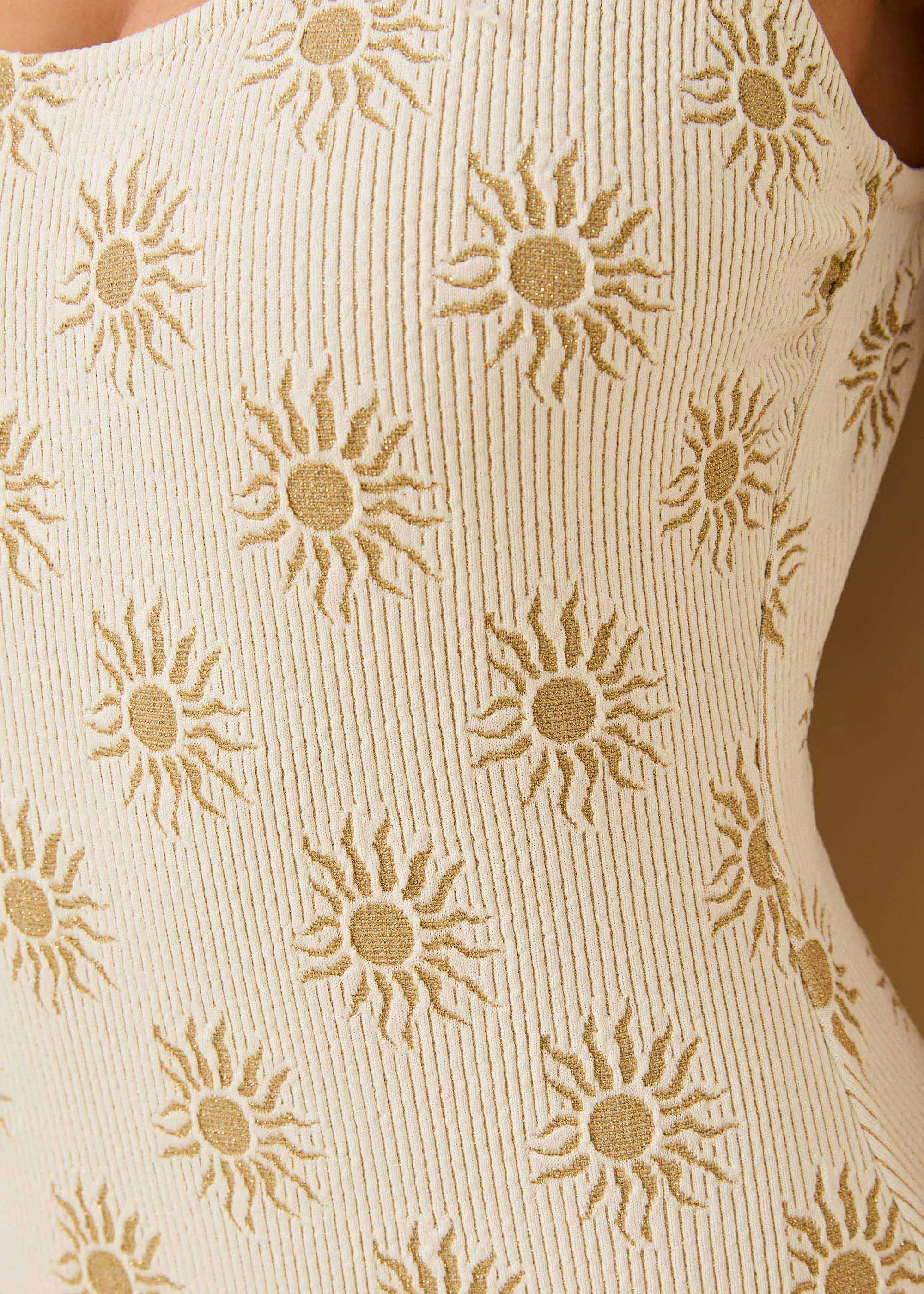 Luela One Piece Jacquard Brule Crinkle Sun sold by SOLID & STRIPED product image thumbnail 4