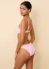 Eva Bikini Bottom Cloud Terry Carnation sold by SOLID & STRIPED