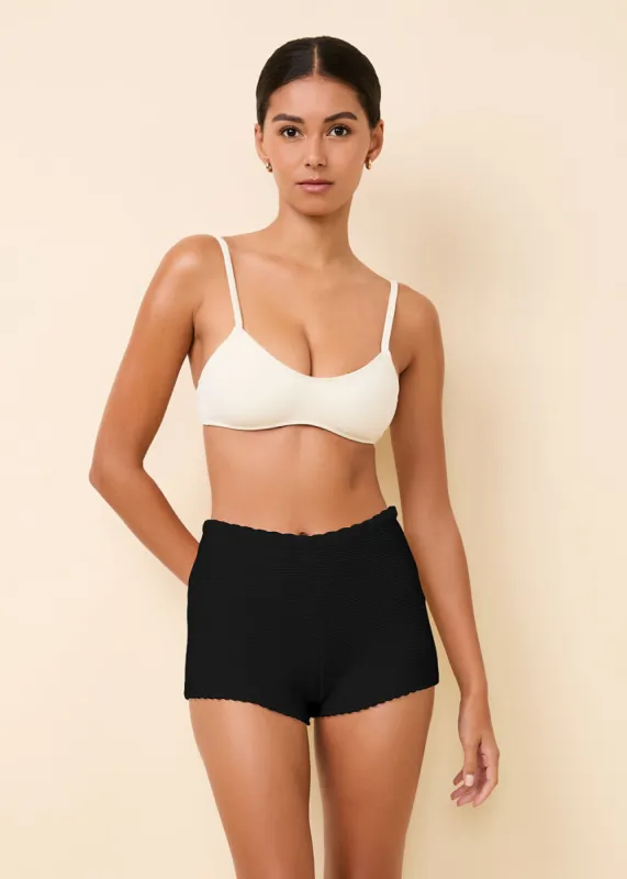 Celeste Short Noir sold by SOLID & STRIPED