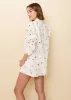 Obert Embroidered Button Down Shirt Optic White sold by SOLID & STRIPED