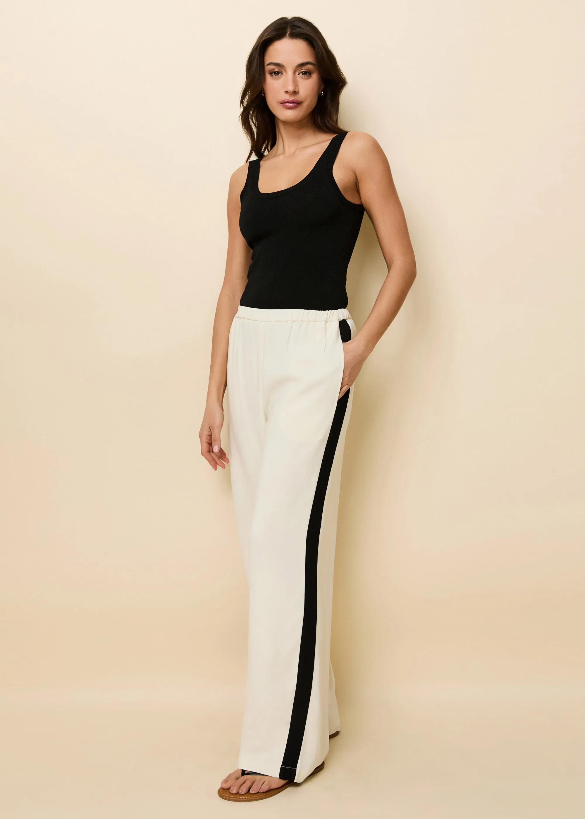 Monaco Pant Brule / Noir sold by SOLID & STRIPED