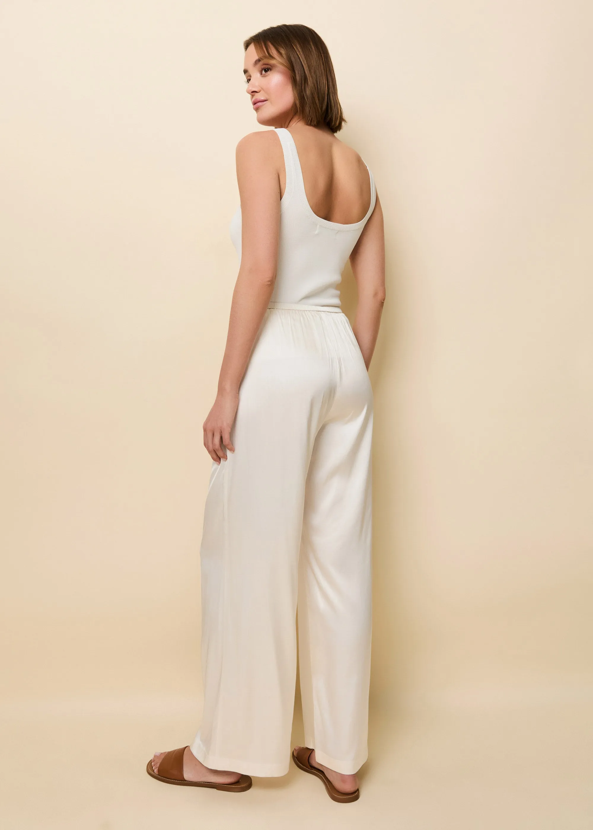 Monaco Satin Pant Brule sold by SOLID & STRIPED product image thumbnail 2