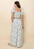 Twyla Pant French Blue / Brule Toile sold by SOLID & STRIPED