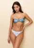 Tati Reversible Bikini Bottom French Blue / Brule Toile sold by SOLID & STRIPED