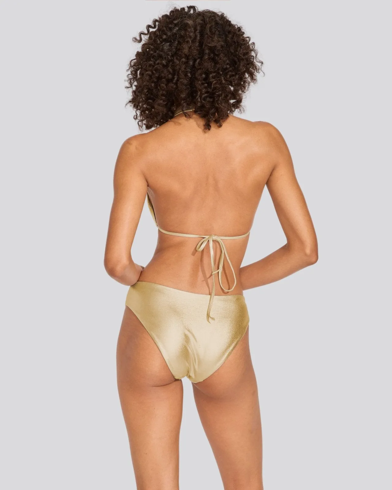 Nani Bikini Top Gold sold by SOLID & STRIPED product image thumbnail 3