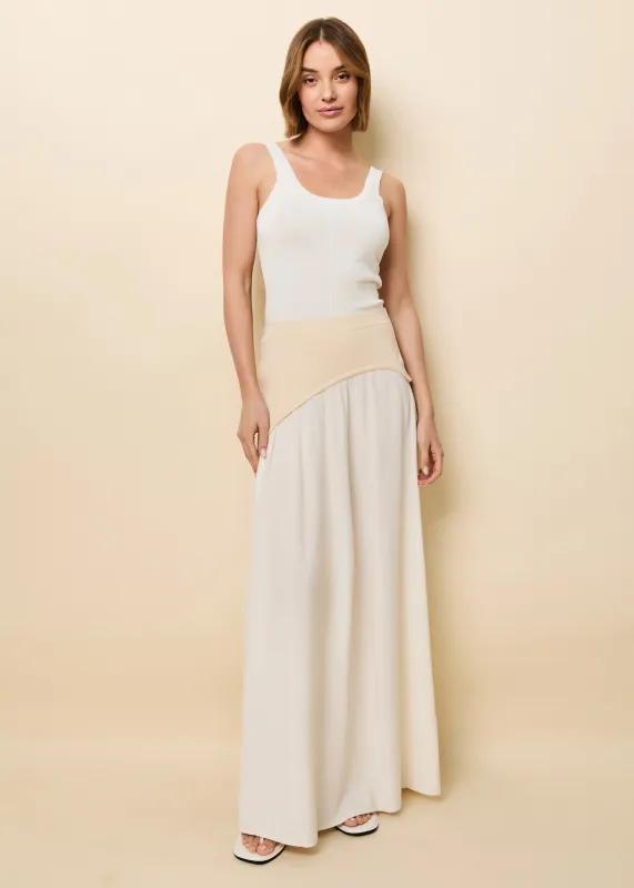 Soglio Skirt Khaki / Brule sold by SOLID & STRIPED