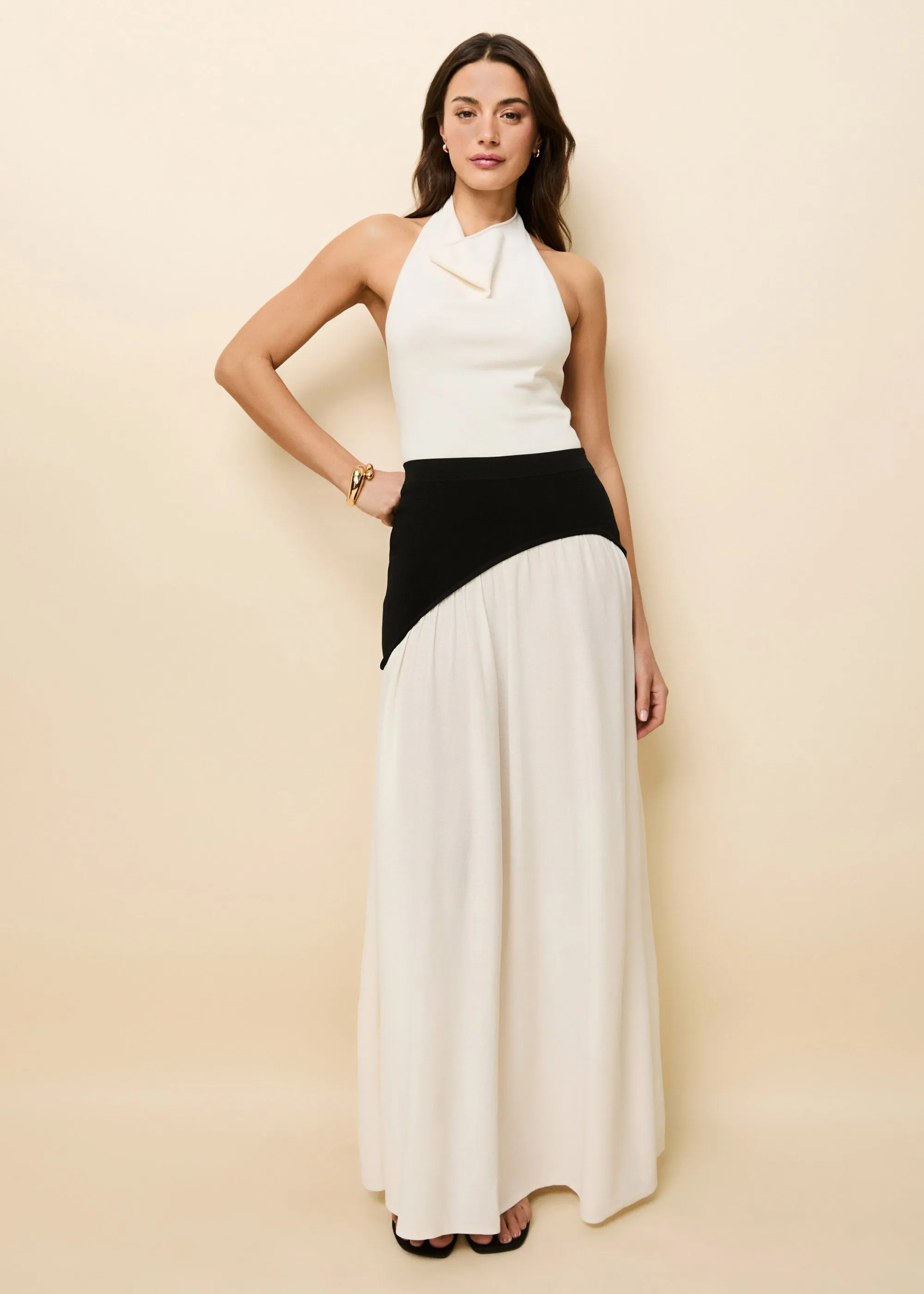 Soglio Skirt Brule / Noir sold by SOLID & STRIPED