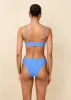 Daniela Reversible Bikini Bottom Marina Blue Sunset Stripe sold by SOLID & STRIPED