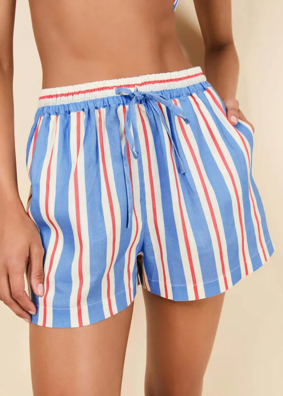 Charlie Short Americana Stripe sold by SOLID & STRIPED