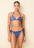 Iris Bikini Top Marina Blue / Maritime Navy Stripe sold by SOLID & STRIPED